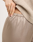 Ames Satin Pants - Nougat