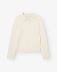 Petrea Knit Polo - Cream