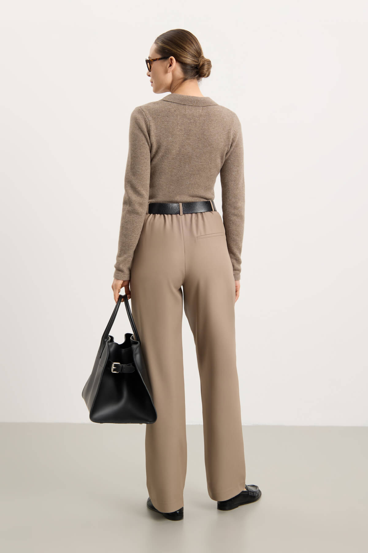 Ines Polo Cardigan - Mocha