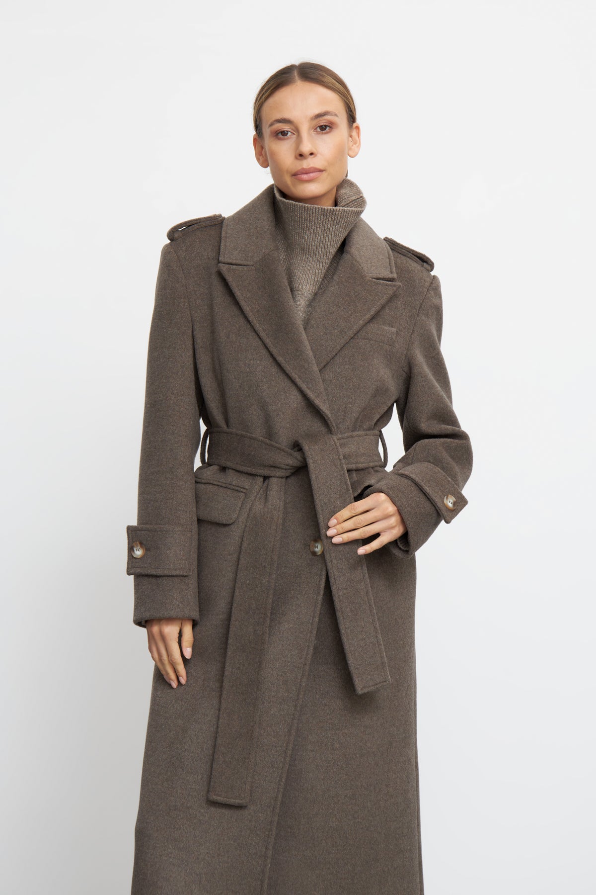 Kelby Coat - Dark Brown