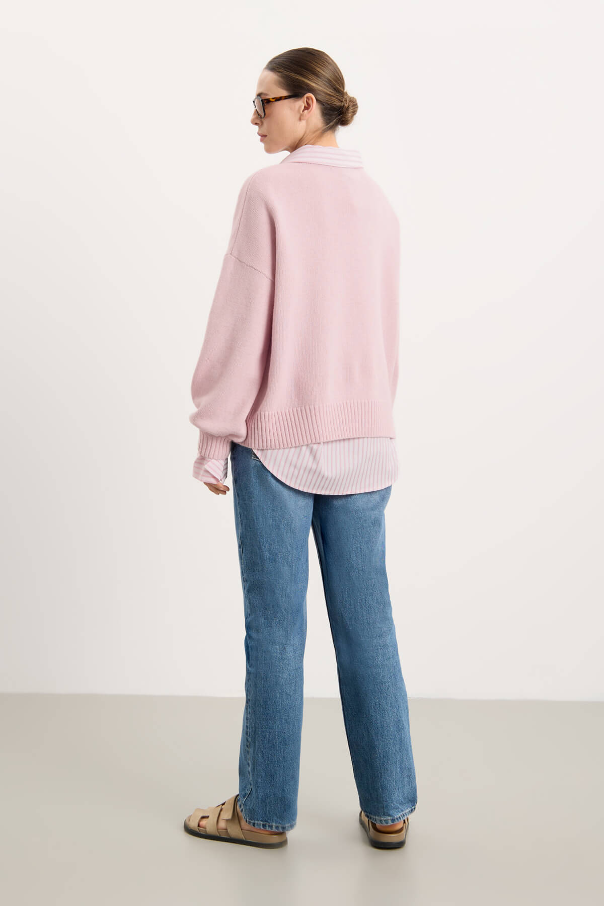 Romy Sweater - Powder Pink