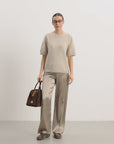 Ames Satin Pants - Nougat