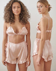 Jersey Lace Set - Pink